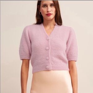 Rouje Nono Cardigan in Pink Size EU 34 or US 2